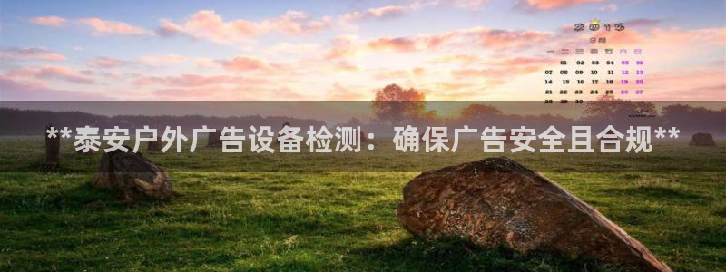 杏宇平台代理怎么样可靠吗：**泰安户外广告设备检测：确保广告安全且合规**