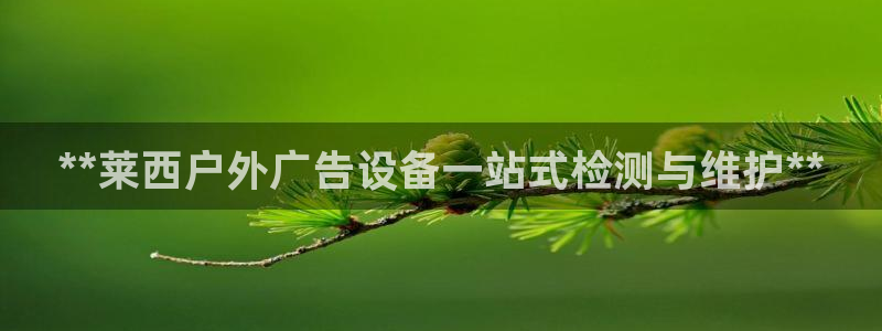 杏宇平台招商电话号码：**莱西户外广告设备一站式检测与维护**