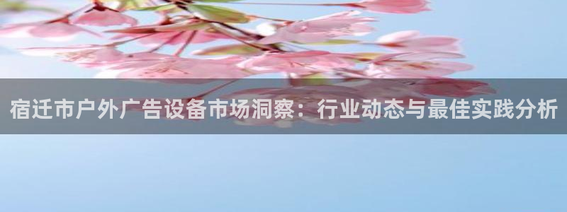 杏宇官方平台官网下载：宿迁市户外广告设备市场洞察：行业动态与最佳实践分析