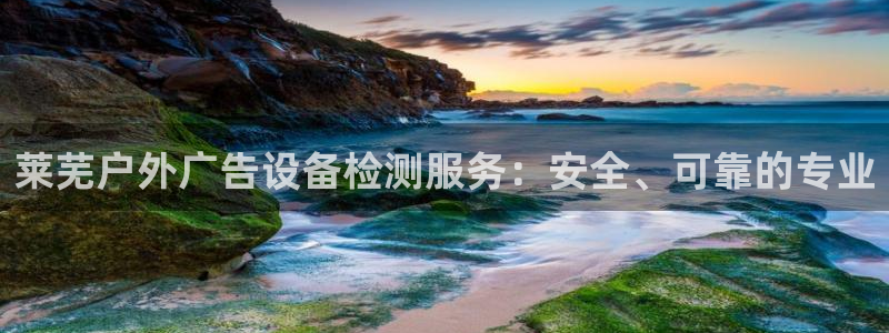 杏宇平台登陆：莱芜户外广告设备检测服务：